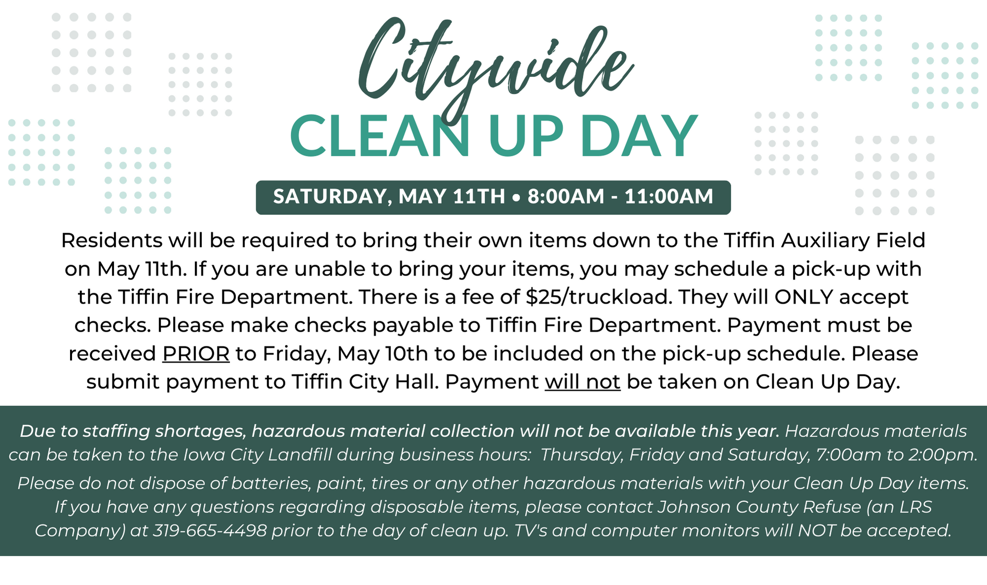 Copy of Citywide Clean Up FB Post